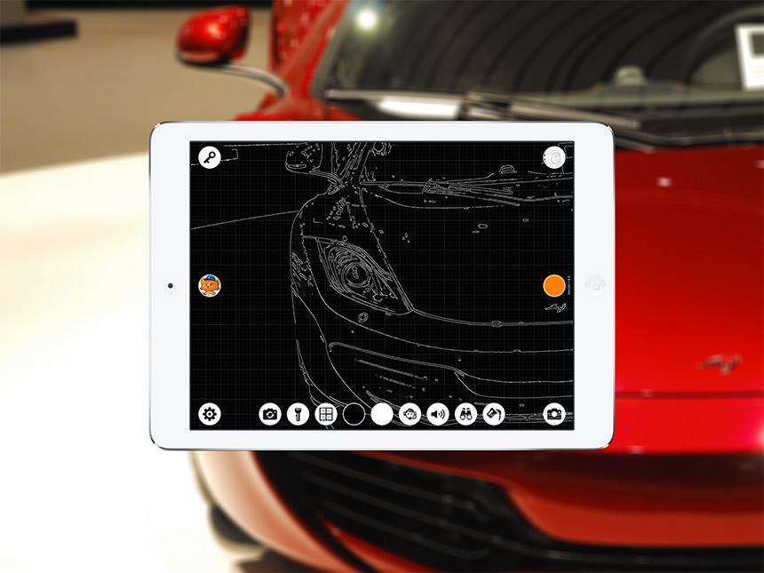 Outline Camera for iPad
