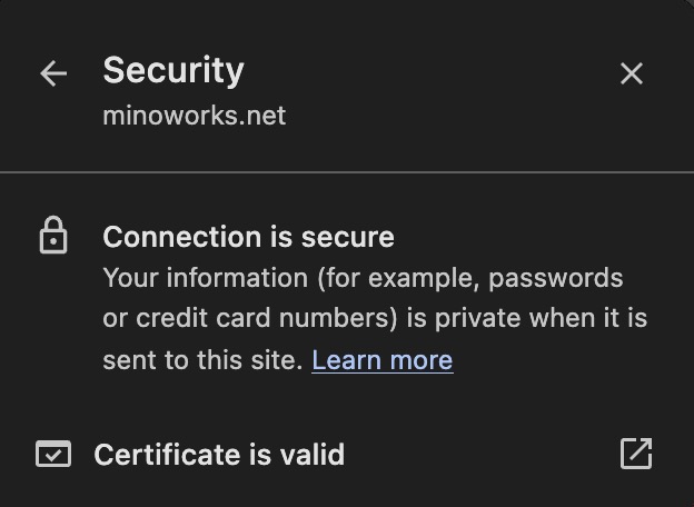 SSL certificate SSL certificate