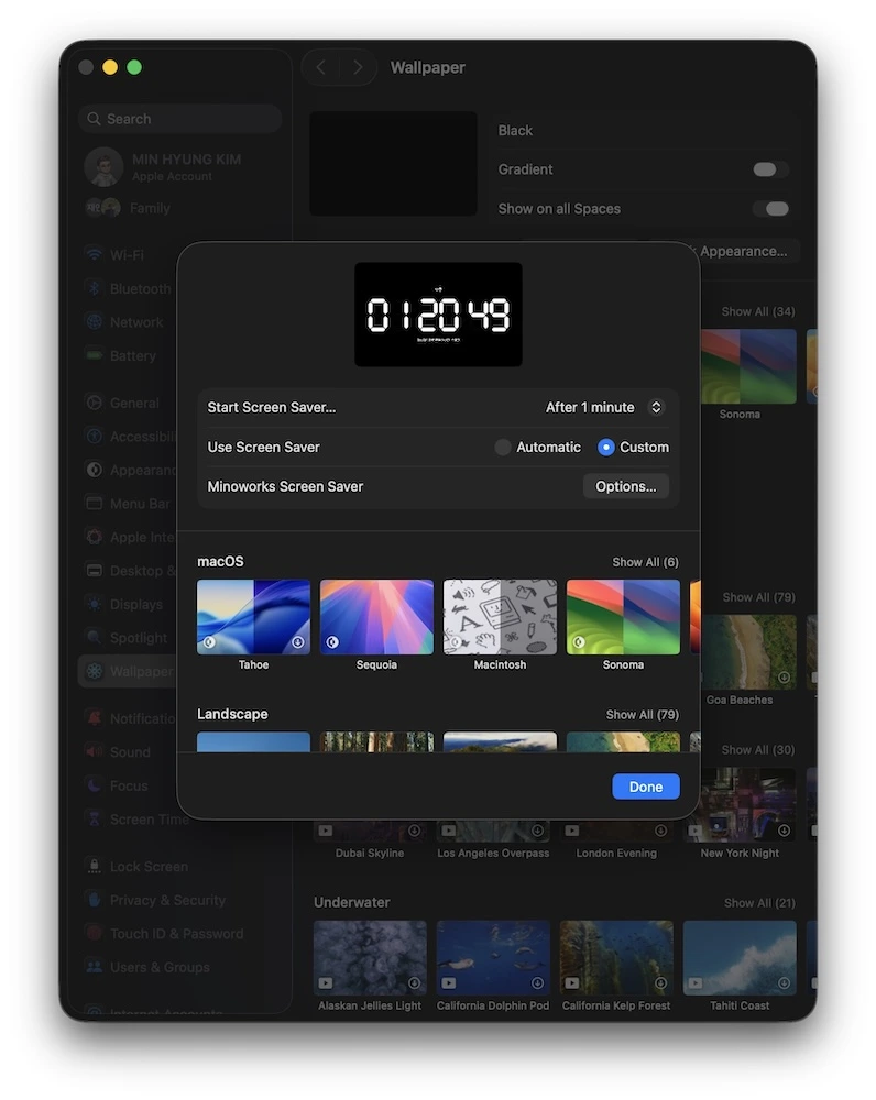 Minoworks Screen Saver