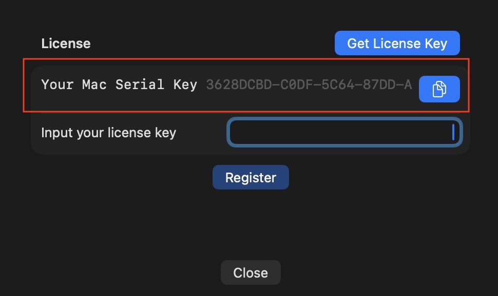 미노웍스 스크린 세이버 - 라이센스 키